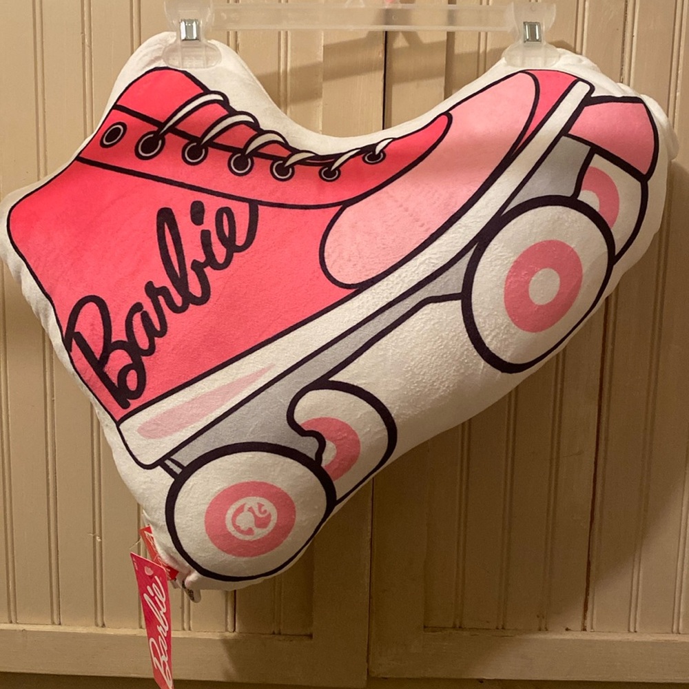 Barbie Pink Roller Skate Pillow